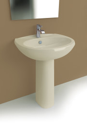 Lavabo color champagne