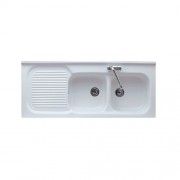 Mobile sx Lavello in ceramica 120x50 cm