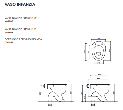 misura vaso infanzia terra