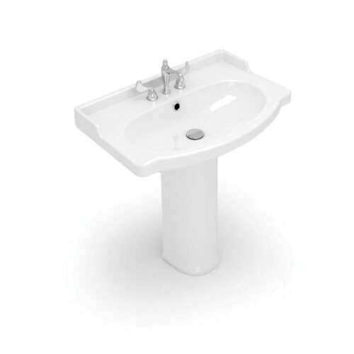 Bagno completo con sanitari,lavabo con colonna e coprivaso - Onda Opera Sanitari