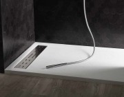Piatto doccia in marmoresina 100x70 h4 bianco